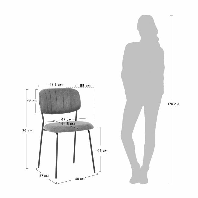 Стул Carol латте Стул Carol латте