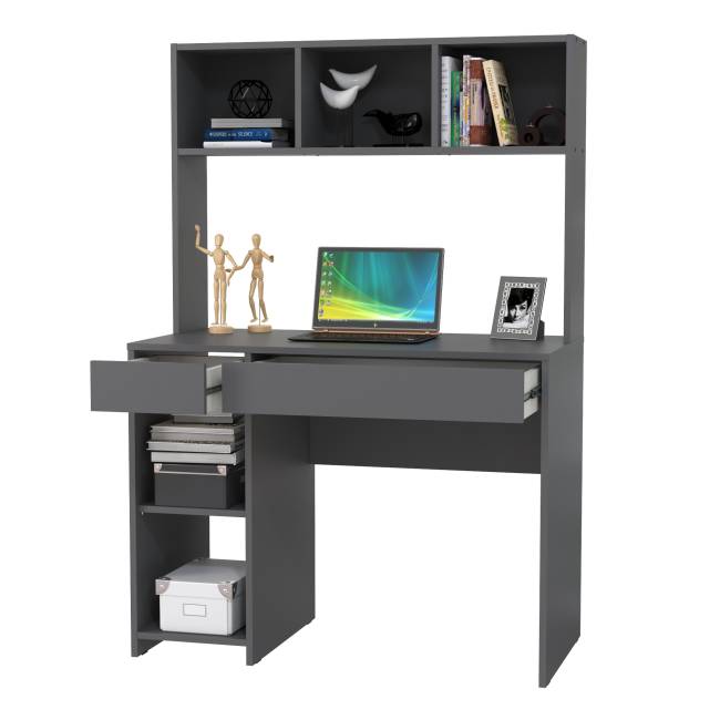 Компьютерный стол Комфорт 12.77F цвет тёмно-серый