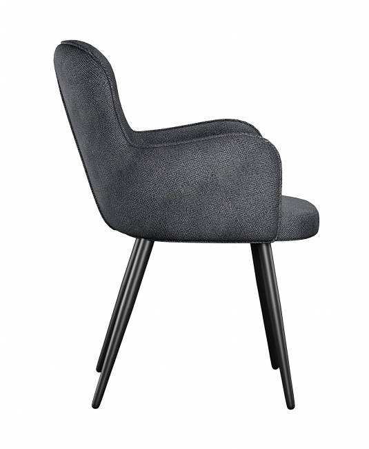 Стул DikLine 503 поворотный SB5 серый, ножки черные