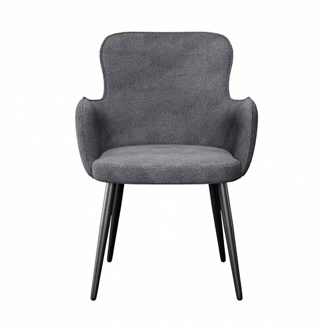 Стул DikLine 503 поворотный SB5 серый, ножки черные