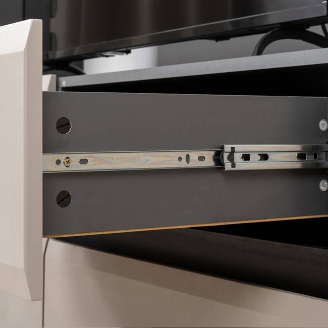 Две тумбы для аппаратуры и шкаф две дверки Сидней цвет антрацит/МДФ веллюто капучино Две тумбы для аппаратуры и шкаф две дверки Сидней цвет антрацит/МДФ веллюто капучино