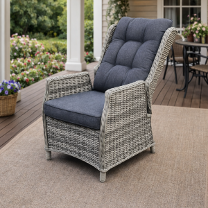 Кресло-реклайнер LUIZA в сером цвете