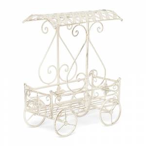 Цветочница Secret de Maison CARRIAGE (mod. PL08--6954) металл, 40х23х55см, Античный белый (Antique White) Цветочница Secret de Maison CARRIAGE (mod. PL08--6954) металл, 40х23х55см, Античный белый (Antique White)