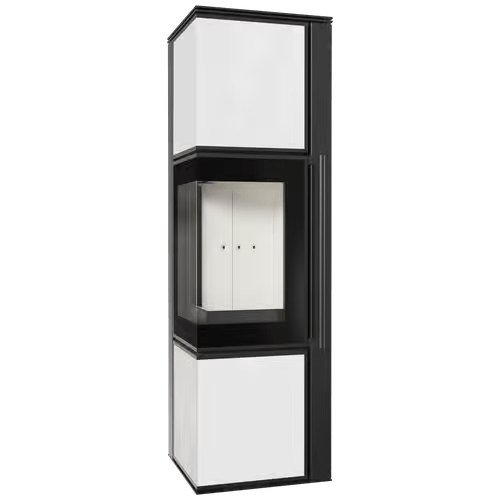 Печь Kratki PRO TORA/M, 8 кВт, белое стекло