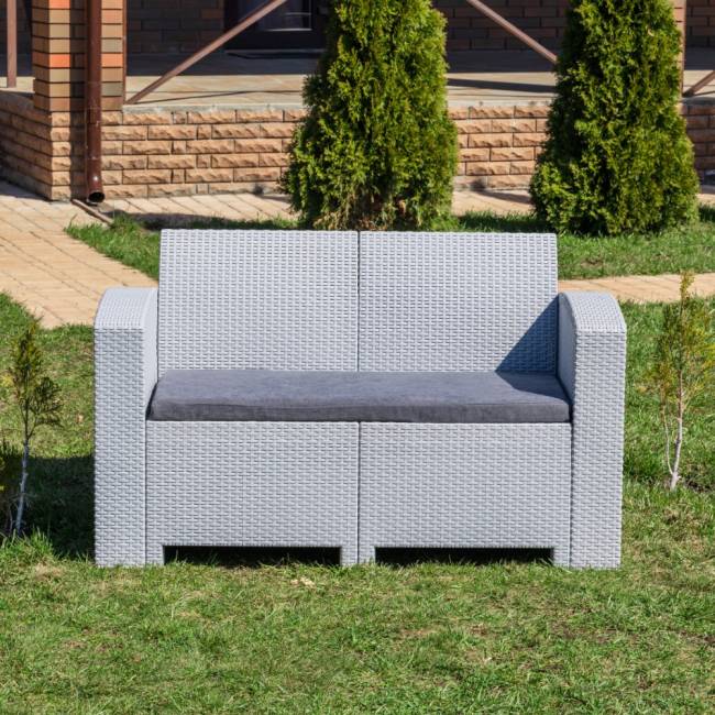 2-х местный диван LANA LUX светло-серый