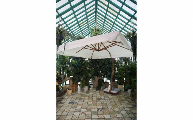 Профeссиональный зонт MAESTRO LUX 350 квадратный (Бежевый)