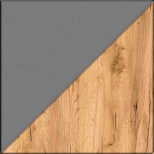 Две тумбы для обуви Остин цвет белый шагрень/серый графит/дуб крафт золотой