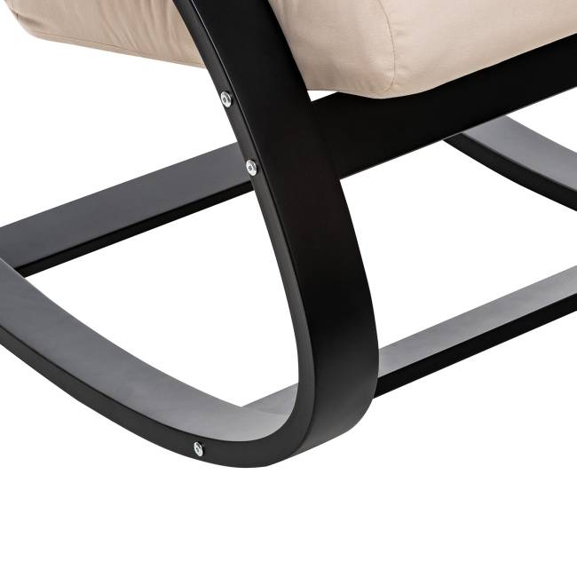 Кресло-качалка Leset Милано Венге V18 бежевый