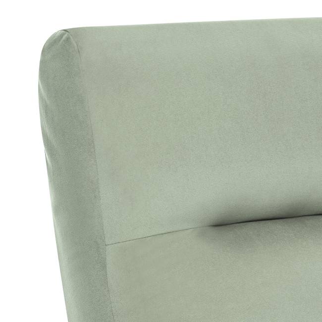 Кресло-качалка Leset Милано Орех текстура V14 бирюзовый