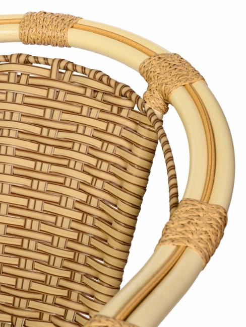 Комплект из искусственного ротанга Bali (Бали)-4 (цвет: слоновая кость)