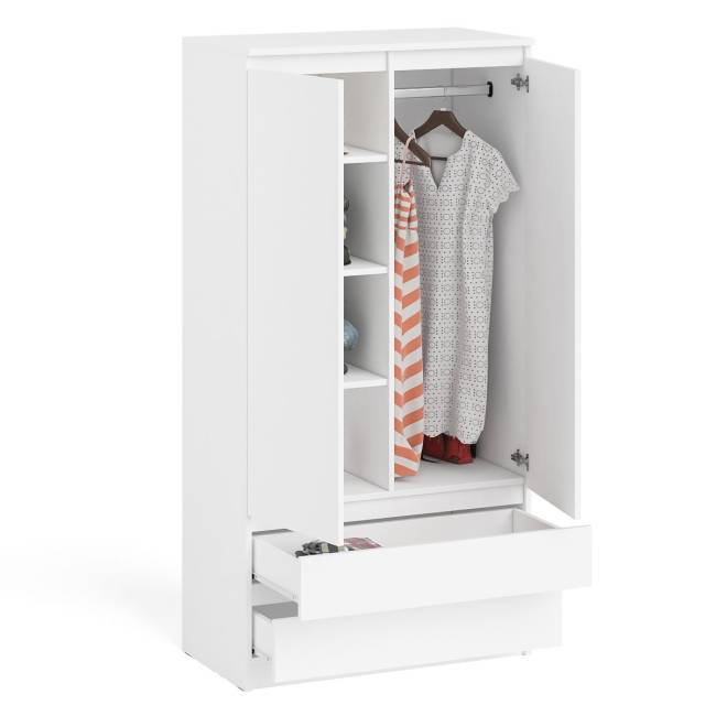 Шкаф-комод два ящика и две дверки Мори МШ900.1 цвет белый Шкаф-комод два ящика и две дверки Мори МШ900.1 цвет белый