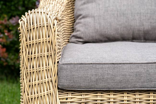 "Кон Панна" лаунж-зона из искусственного ротанга, цвет соломенный "Кон Панна" лаунж-зона из искусственного ротанга, цвет соломенный