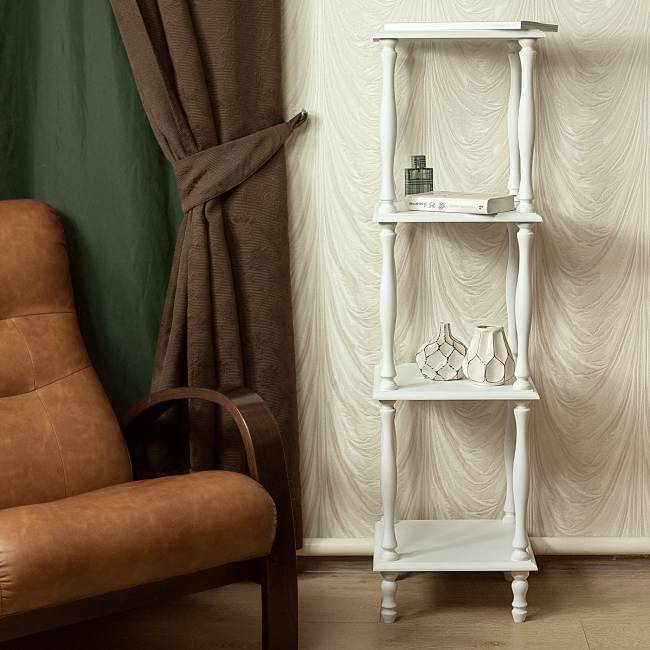 Этажерка П 8 белый