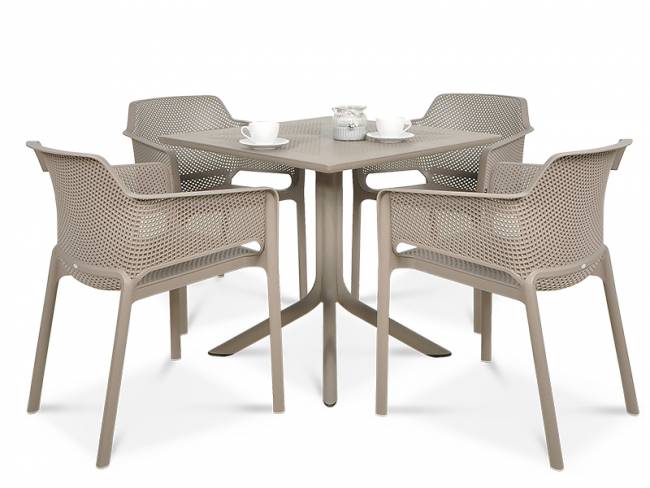 Кресло пластиковое Net тортора 605х585х800 мм