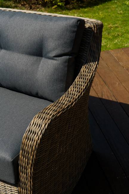 Диван 2-х местный "Венеция", коричневый