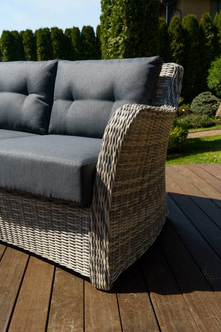 Диван 2-х местный "Венеция", серый