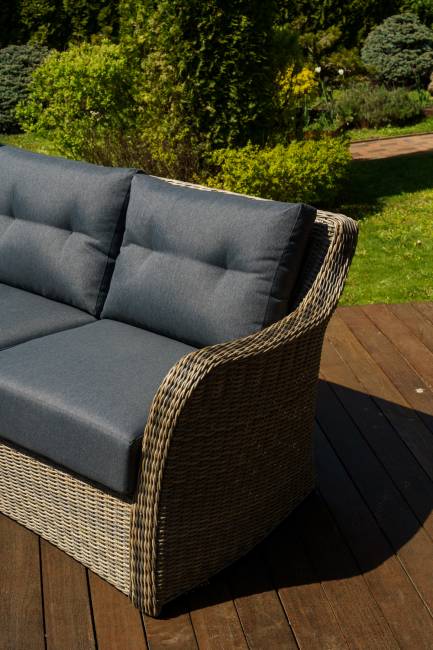 Диван 3-х местный "Венеция", коричневый