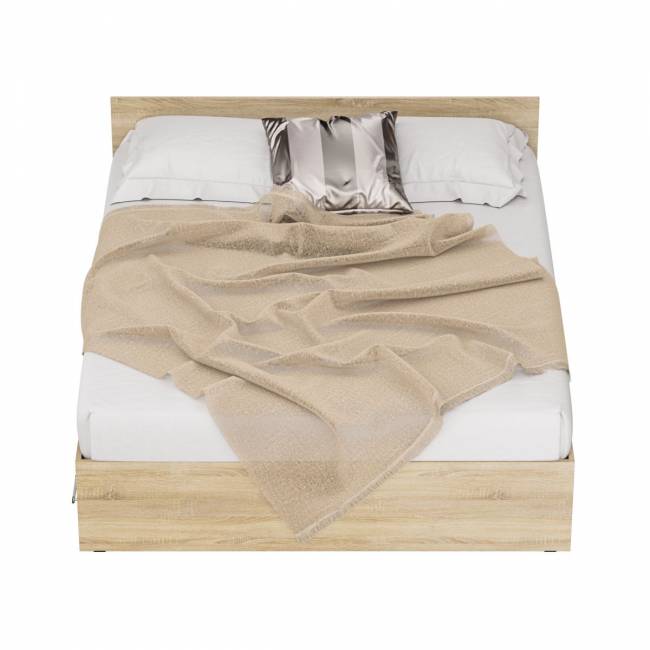 Кровать с ящиками Стандарт 1600 цвет дуб сонома