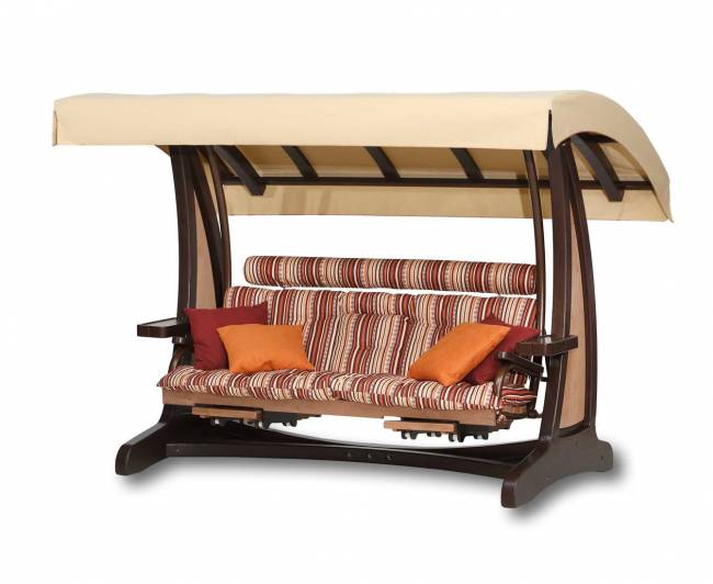 Качели садовые "Валенсия III" Премиум (лиственница) Качели садовые "Валенсия III" Премиум (лиственница)