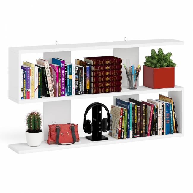 Навесная полка Мори 1200 цвет белый Навесная полка Мори 1200 цвет белый