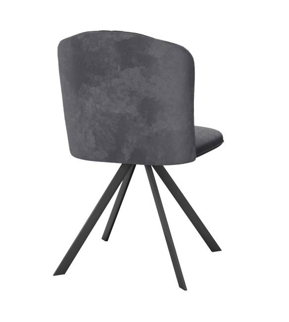 Стул DikLine 299 поворотный NS13 GRAPHITE/C56 серый, ножки черные Стул DikLine 299 поворотный NS13 GRAPHITE/C56 серый, ножки черные