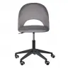 Стул Leo вращающийся на колесиках темно-серый
