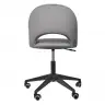 Стул Leo вращающийся на колесиках темно-серый