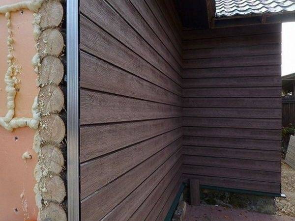 Сайдинг из древесно-полимерного композита (ДПК) DARVOLEX, 185*19*3000 мм, коричневый