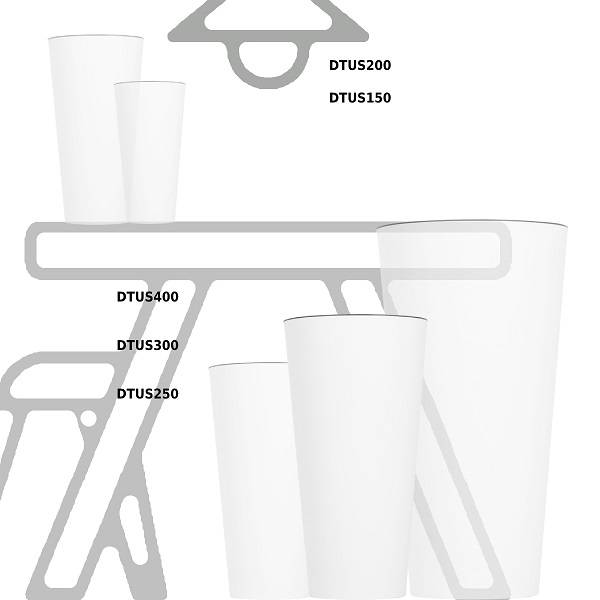 Кашпо для цветов TUBUS SLIM DTUS300-S449 белый 2 предмета 15 и 27л Кашпо для цветов TUBUS SLIM DTUS300-S449 белый 2 предмета 15 и 27л