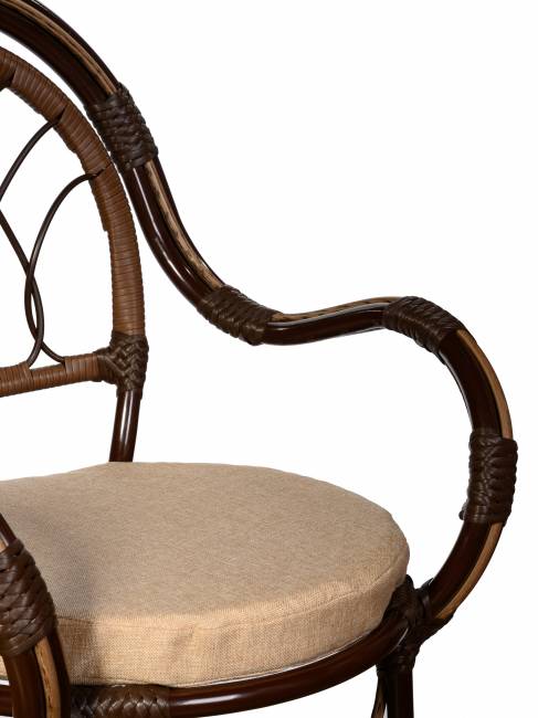 Стул Gavana (Гавана) из искусственного ротанга, орех