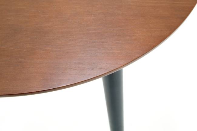 Стол Монте К 100 чёрное дерево/орех