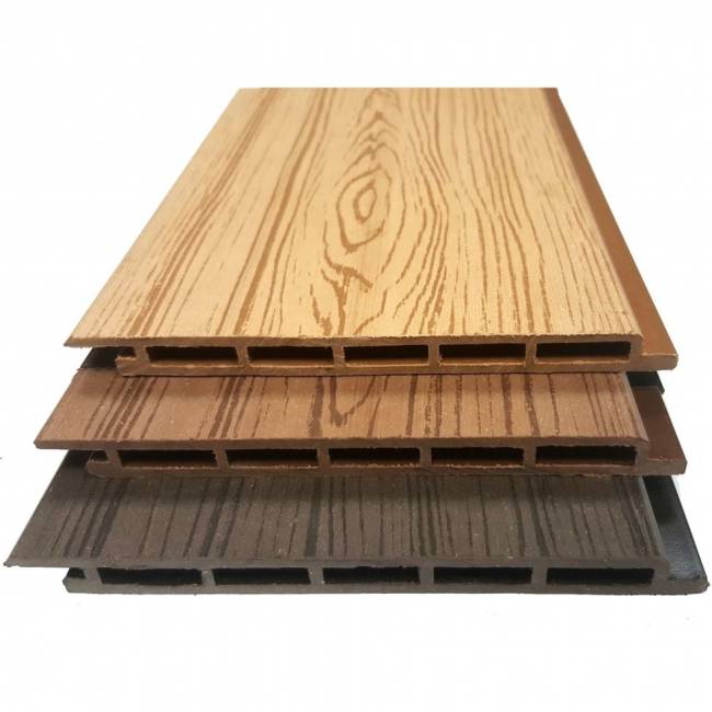 Фасадная панель из ДПК HOLZHOF, 165*15*3000 коричневый