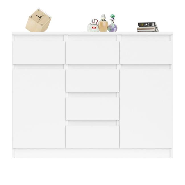 Комод с ящиками и дверками Мори МК1200.4 цвет белый Комод с ящиками и дверками Мори МК1200.4 цвет белый