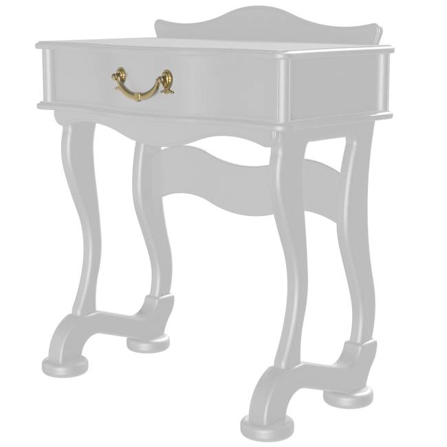 Стол туалетный Джульетта молочный дуб Л Стол туалетный Джульетта молочный дуб Л