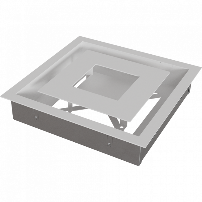 Решетка WIND Белая 22х22