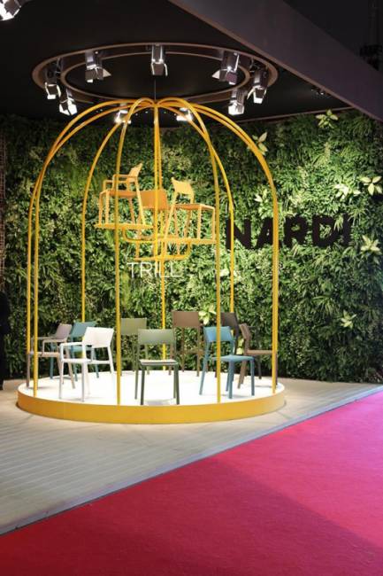 Стул пластиковый Trill Bistrot агава 500х515х825 мм