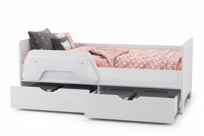 Кровать с ящиками Уна 11.22 цвет белый Кровать с ящиками Уна 11.22 цвет белый
