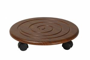 Комплект подставок напольных на колесах Калифорния Спираль, орех Комплект подставок напольных на колесах Калифорния Спираль, орех