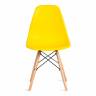 Стул CINDY (EAMES) (mod. 1801) / 1 шт. в упаковке дерево бук/металл/сиденье пластик, 45x51x82 см, Yellow (Желтый) желтый