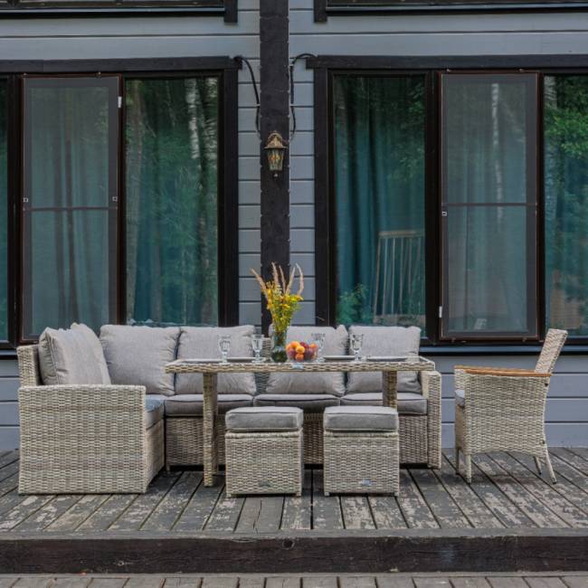 Угловой комплект ZORRO WOOD бежевый Угловой комплект ZORRO WOOD бежевый