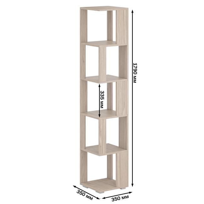 Комплект их 2-х стеллажей цвет ясень шимо светлый Комплект их 2-х стеллажей цвет ясень шимо светлый