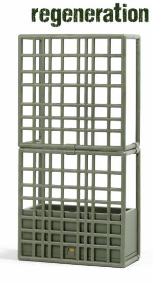 Кашпо пластиковое модульное Sipario 2 кактус 703х350х1406 мм Кашпо пластиковое модульное Sipario 2 кактус 703х350х1406 мм