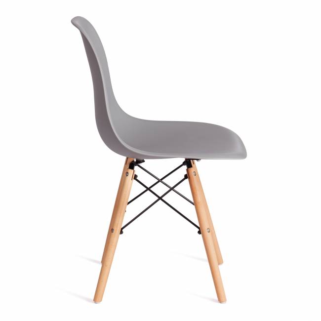 Стул CINDY (EAMES) (mod. 1801) дерево бук/металл/сиденье пластик, 45x51x82 см, Light grey (светло-серый) (Комплект из 4 шт.) светло-серый дерево бук/металл/сиденье пластик Стул CINDY (EAMES) (mod. 1801) дерево бук/металл/сиденье пластик, 45x51x82 см, Light grey (светло-серый) (Комплект из 4 шт.) светло-серый дерево бук/металл/сиденье пластик