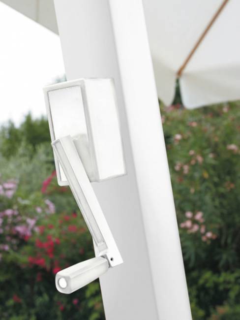 Зонт профессиональный 3х4 м Rimini Braccio белый, серо-коричневый 3000х4000 мм Зонт профессиональный 3х4 м Rimini Braccio белый, серо-коричневый 3000х4000 мм