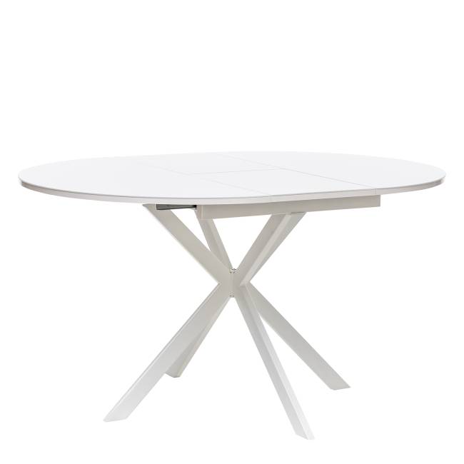 Стол раздвижной Leset Капри со стеклом Белый Стол раздвижной Leset Капри со стеклом Белый