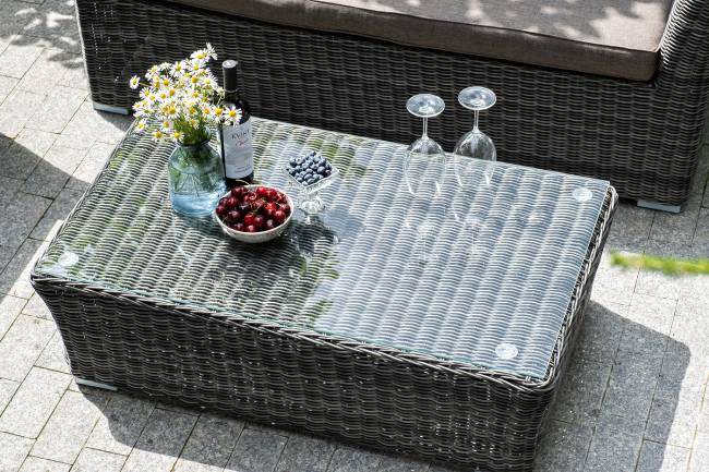 "Капучино Сингл" лаунж-зона из искусственного ротанга, цвет графит "Капучино Сингл" лаунж-зона из искусственного ротанга, цвет графит