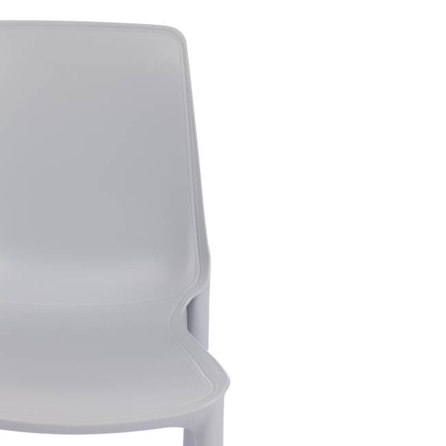 Стул GENIUS (mod 75) / 1 шт. в упаковке металл/пластик, 46x56x84cм, серый/ножки хром серый металл/пластик Стул GENIUS (mod 75) / 1 шт. в упаковке металл/пластик, 46x56x84cм, серый/ножки хром серый металл/пластик