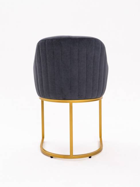 Стул Amely Grafit / Gold