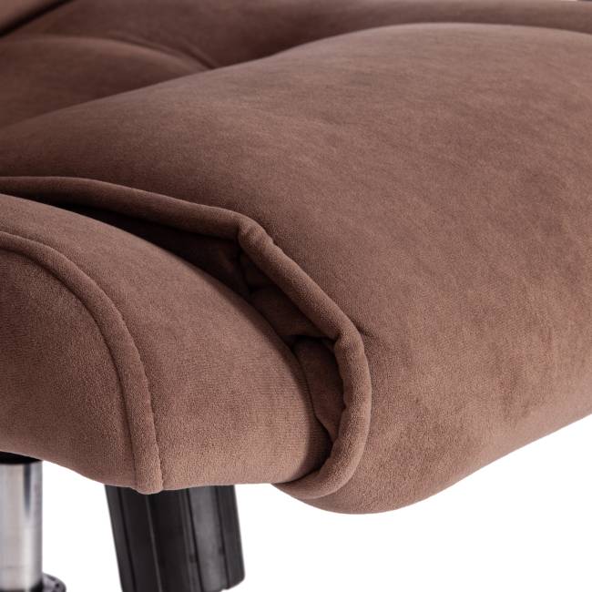 Кресло BERGAMO (22) флок , коричневый, 6 коричневый флок