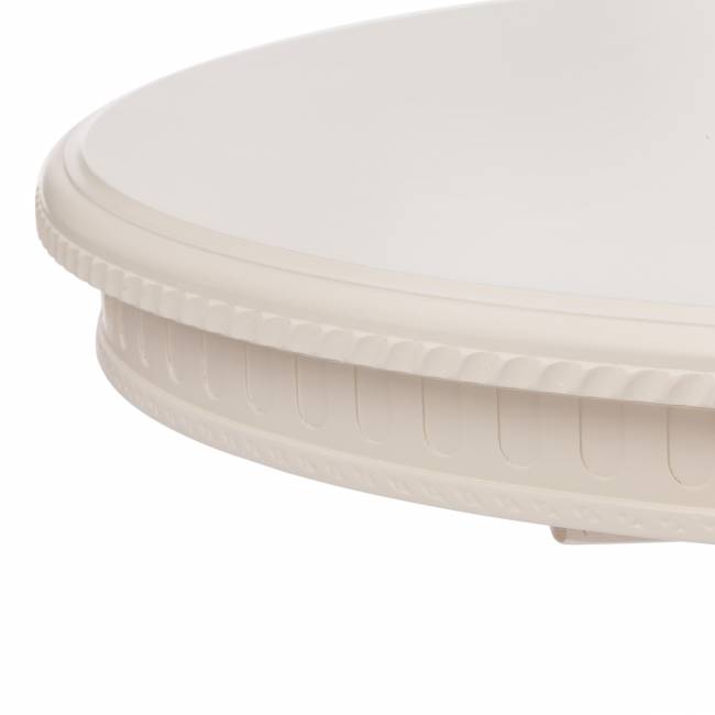 Стол обеденный раздвижной Стефано/Stefano бук, МДФ, 100х100-130х80х77см, айвори вайт Ivory white бук, мдф